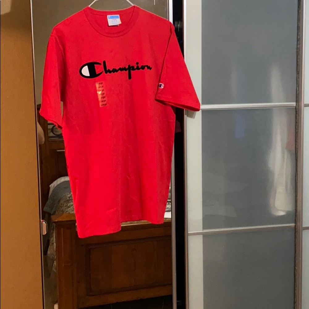Brand new Red champion T-shirt size large